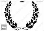 Schablone-Stencil A4 131-1573 Eichenblatt Kranz